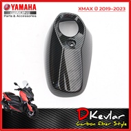 ฝาปิดปลายท่อ YAMAHA XMAXXMAX 2023 NEW เคฟล่าร์  D-Kevlar Duke Shop  YAMAHA XMAX 300 เคฟล่า xmax yama