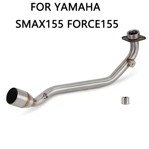 For Yamaha SMAX Force 155 Smax155 Force155 Motorcycle System Exhaust Stainless Front Link Header Pip