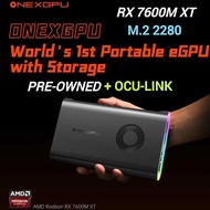 Onexplayer ONEXGPU 330W AMD Radeon RX 7600M XT Oculink Thunderbolt 4 M.2 2280 Portable Graphics GPU 