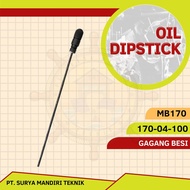 OIL DIPSTICK MB170 (170-04-100) IRON HANDLE