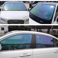 ☼1M x 3M VLT 85% Clear Purple-light Chameleon Windscreen Foils Car Window Tint Windshield Color pⓥ