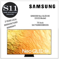 SAMSUNG QA75QN800BKXXS 75 Inch Neo QLED 8K Smart TV (NEW 2022 MODEL) + 3 Years Local Manufacturer Warranty