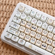 Cute keycaps moa keycaps Mechanical Keyboard Keycaps Chiikawa Theme Personality Wolf vgn Spider f875
