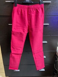 Bossini leggings fleece Pants - pink貼身保暖褲