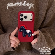 Embroider Pony Phone Case For Vivo Y39 Y38 Y37 Pro Y36 Y58 Y56 Y55 Y78 Plus Y77 Y77E Y76S Y75 Y74S Y