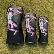 Golf Club Cover Skull Unique Fairway Iron Wood Cover No. 1 Small Chicken Leg Putter Ball Head Protec