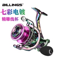 Billings Cross-Border Metal Spinning Wheel Fishing Reel Long Casting Reel Sea Pole Reel Fishing Gear Fishing Reel Pole Reel Fishing Reel