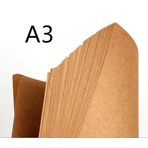 70-200gsm 20pcs High Quality A3 Brown Kraft Paper DIY Handmake Card Making Craft Paper DIY Thick Pap