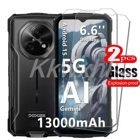 1/2PCS FOR Doogee Fire 7 Pro Tempered Glass Cover DoogeeFire7Pro Fire7Pro Fire7 7Pro Ultra Screen Pr