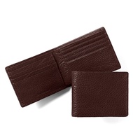 Leatherology Espresso Bifold Wallet - Slim design, Easy to carry, Emergency cash