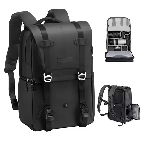K&F CONCEPT Photography Professional Camera Backpack Outdoor Travel Bag Can Carry tripod Ergonomic D