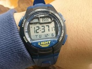 212-【CASIO】卡西歐 防水 運動手錶 W-734 藍