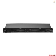 Btuty EQ-215 Dual Channel 15-Band Equalizer 1U Rack Mount 2-channel Stereo Graphic Equalizer
