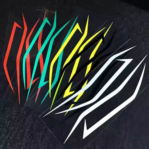 Motorcycle Fairing Sticker NINJA400 H2 H2SX Reflective Cool Front Pull Headlight Decals for Kawasaki