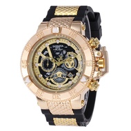 New Style High Quality Hot Sale invicta Large Dial Like Rubber Strap Quartz Men's Watch 6-Pin