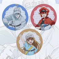 Anime Cells at Work! Code Black Red Blood Cell Hakkekkyuu Cosplay COSTUME Badge Pin SPTE Tinplate Br