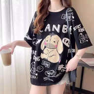 Damai fashion  -  baju atasan KAOS JUMBO wanita - big size IYOR - konveksi