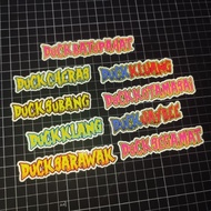 Sticker Duck Pantul Cahaya