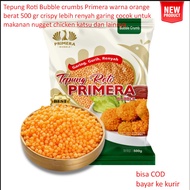 Tepung Roti Bubble crumbs Primera warna orange berat 500 gr crispy lebih renyah garing cocok untuk m
