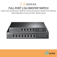 TP-LINK 5-Port & 8-Port 2.5G Desktop Plug and Play Network Switch SG105-M2 & SG108-M2