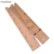 null 10Pcs Oil Proof Kraft Paper Long Bread Bags With Transparent Window Baguette Baking Packaging B