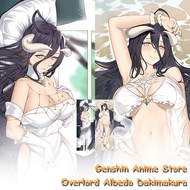 【Deal of the day】 Overlord Albedo Dakimakura Pillowcase Body Pillow Case Double-Sided Body Pillows A