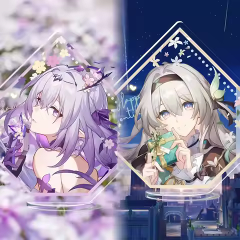 Honkai Star Rail Peripheral Acrylic Stand Castorice Firefly Model Plate Cosplay Anime Game Fans Gift
