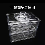 Fish Tank Isolation Box Bottom Filter Tank Dry and Wet Separation Aquarium Acrylic Drawer Filter Equ