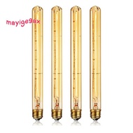 Dimmable Long Tubular Light Bulb LED Tubular Decorative Light Bulb E27 40W Retro Light Bulb Dimmable