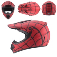 Edition Cycg Children's Spider Web Full Helmet, Dh Downhill Beach Bike, Mountain Bike Helmet Vsro-Cb