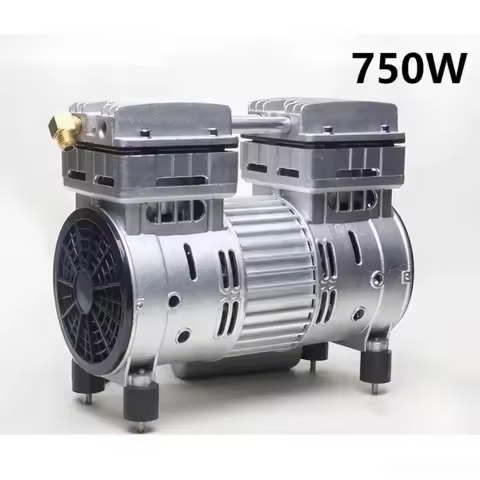 220V 750W 60L/min 0.7mpa Silent Oil-free Engine Pump Head Pump Head Air Compressor Accessories Pumpi