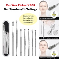 (7 In 1) 7 PCS Ear Wax Picker Ear Cleaning Tool Set