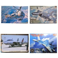 放 1/48 Hasegawa 長谷村 Academy 愛德美 SH-3H Seaking F-4E Phantom II F-14A Tomcat Su-27UB Flanker 戰機模型
