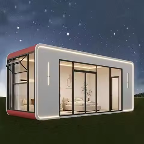 Prefab Portable Mobile Apple Cabin House for Sale - Insulated Container Home and Office Pod
