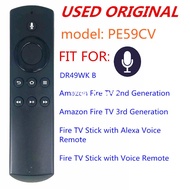 USED PE59CV 2nd-gen Fire TV 2nd Alexa Voice Remote Control For  1 Fire TV stick box DR49WK B