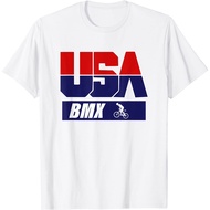BMX Bike Racing Kids Clothes 2021 USA Team T-Shirt