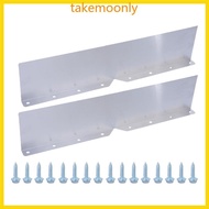 TAK 2Pcs Metal Gutter Guard Diverter Rain Gutter Valley Roofing Gutter Guard Replacement Aluminum Gu