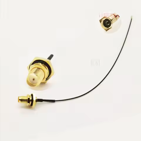 10PCS sma pigtail Jumper RP SMA female to U.FL MHF1 MHF3 MHF4 0.81Cable Sockets Jack connectors adap