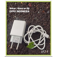 Charger OPPO Original Bekas A3s A1k, A5s, A12, A3s, A16e. Bawa'an HP