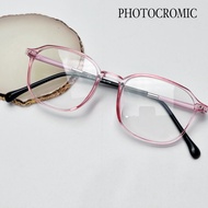 Kacamatalensa Photocromic Blueray frame 2127 model kotak plastik Elastis uniseks free box dan lap