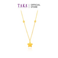 TAKA Jewellery 916 Gold Star Necklace