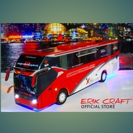 Miniatur Bis Miniatur Bus Sudiro Tungga Jaya Merah XHD Mobil Mainan