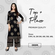 Elegant Printed  2Pcs   Suit  For  Women