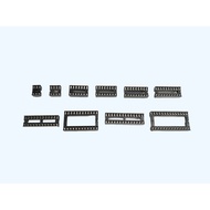 TIPID HOME DIP IC SOCKET SOLDER TYPE ADAPTER 2.54mm 0.1inc PITCH (1-PC per ORDER), BEST FOR BREADBOA