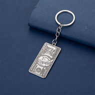 Gantungan Kunci Logam Dollar Keychain Couple Aesthetic Model Dollar Uang Kertas
