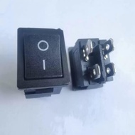ROCKER SWITCH ON OFF SWITCH 21X15MM BLACK 4 PIN