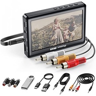 Convert Vhs to Digital Mp4 - Vinyl Cassette CD Player to Mp3 Converter - Vintage Video Audio Capture