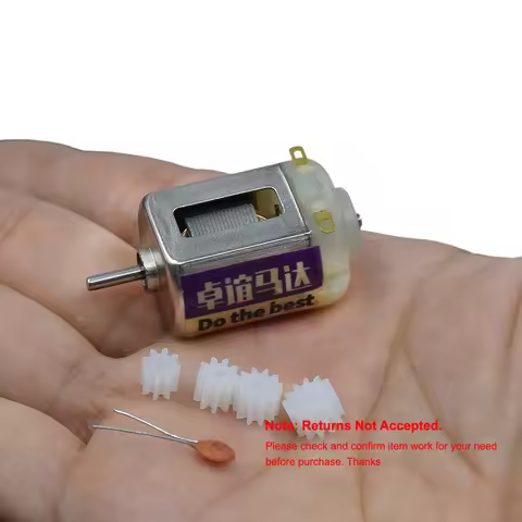 Micro FK-130 Carbon Brush Motor DC 3.7V 6V 7.4V 8.4V High Speed Mini 130 Strong Engine Cooling Hole 