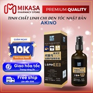 Tinh Chất Nấm Linh Chi Kích Đen Tóc Akino Nhật Bản - Xịt Đen Tóc Akino Thảo Dược Phủ Bạc Nuôi Tóc Đe