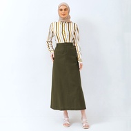 Flamoush Vandes Green Skirt Wanita